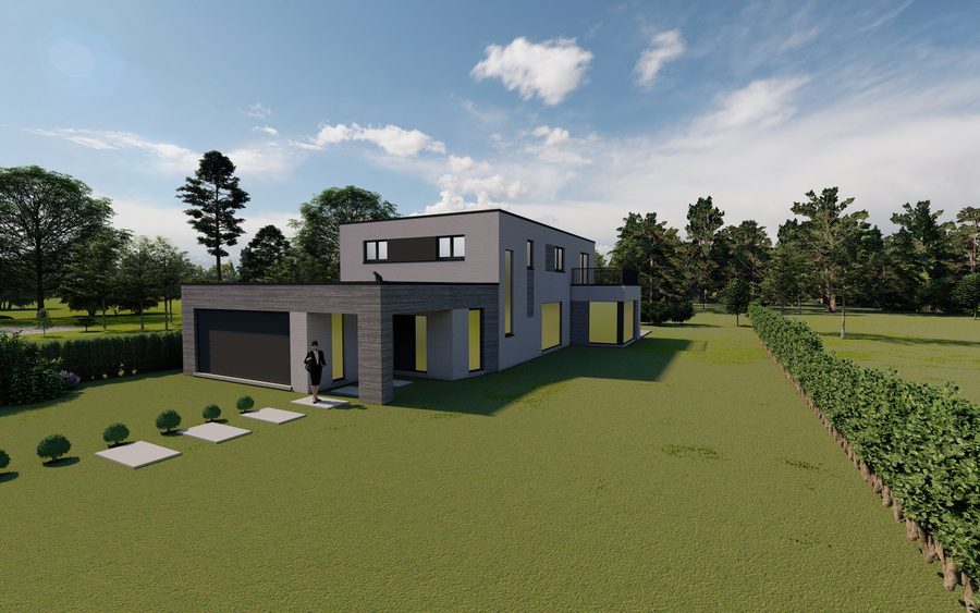 Perspective 3D — Villa à Farciennes