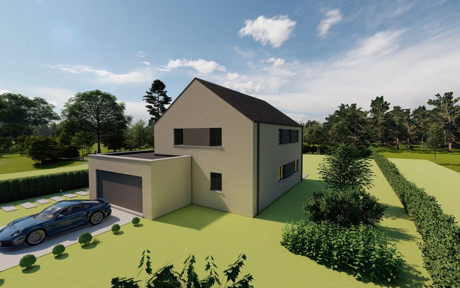 Perspective 3D — Maison à Anderlues
