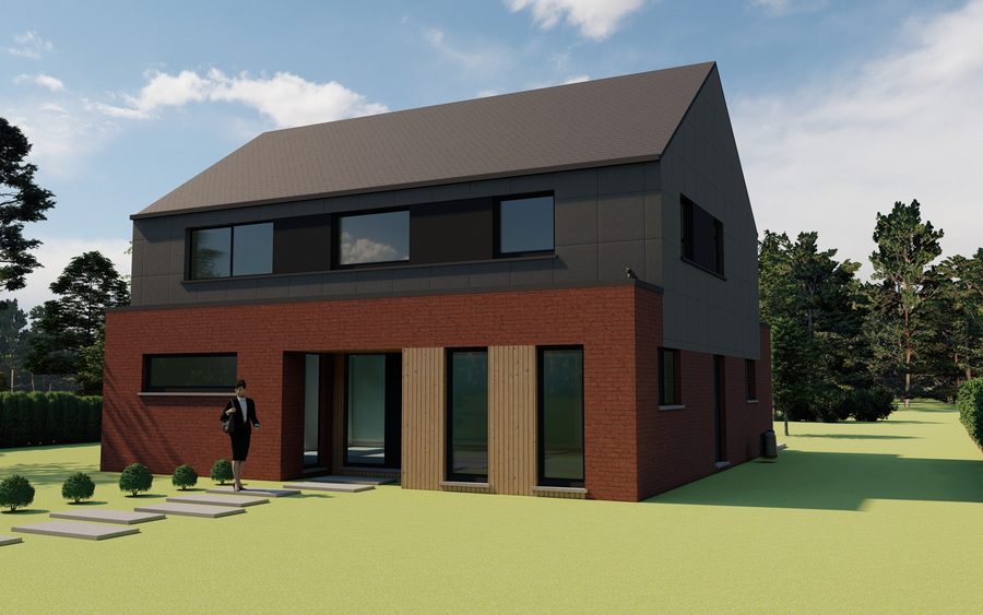 Perspective 3D — Maison à Jemeppe-sur-Sambre